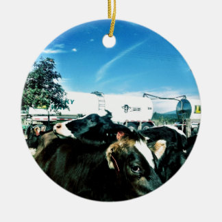 ミルクのトラック セラミックオーナメント