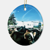 ミルクのトラック セラミックオーナメント (左)