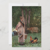 ミルクのメイド | ウィンズローホーマー (正面)