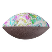 ミルクの中で柔らかな色の抽象芸術の形 アメリカンフットボール (回転90)