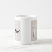 ミルクの口ひげクリーム コーヒーマグカップ (中央)