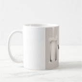 ミルクの口ひげクリーム コーヒーマグカップ (左)