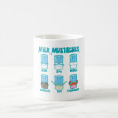 ミルクの口髭 コーヒーマグカップ (中央)