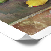 ミルクの果汁と果物を持つ静止生活, c.1886-90 (油 ポスター (角)