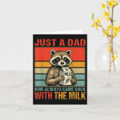 ミルクの父親の日で初めてパパニューファース カード (黄色い花)