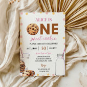 ミルクアンドクッキーガールファースト誕生日招待状 招待状
