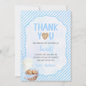 ミルクアンドクッキーボーイ誕生日 サンキューカード (正面)