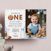 ミルクアンドクッキーボーイ1歳招待状 サンキューカード