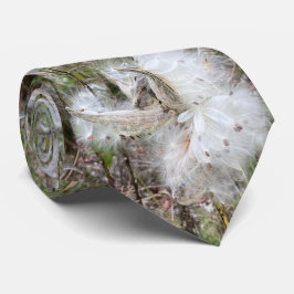 ミルクウィードのポッドを開く |シルクの種子 | ネクタイ