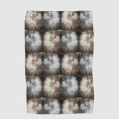 ミルクウィードのポッドを開く |シルクの種子 |フィルタ ゴルフタオル (正面)