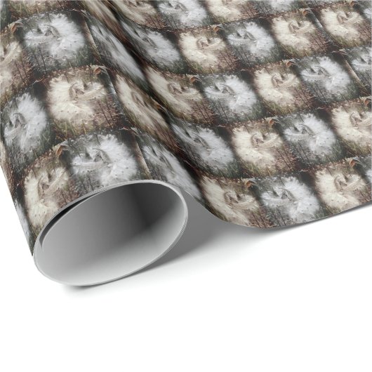 ミルクウィードのポッドを開く |シルクの種子 |フィルタ ラッピングペーパー (ロールコーナー)