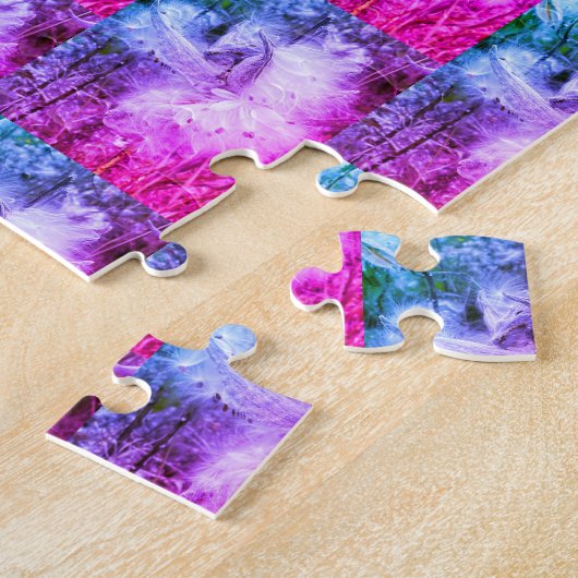 ミルクウィードのポッドを開く |シルクの種子 |マイアミ ジグソーパズル (側面)