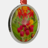 ミルクウィードアーカラフルトプリントのラブリーフローラ メタルオーナメント (右)