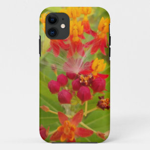 ミルクウィードアーカラフルトプリントのラブリーフローラ iPhone 11 ケース