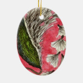 「ミルクウィードポッド」フローラオーナメント セラミックオーナメント (裏面)