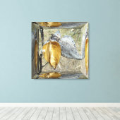 ミルクウィードポッド – 鏡ボックス キャンバスプリント (インサイチュ (ウッドフロア))