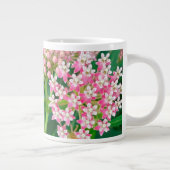 ミルクウィード赤アスレピアスマー開花ジャンボ ジャンボコーヒーマグカップ (右)