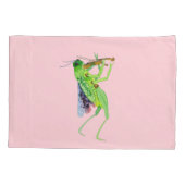 ミルクウィード·ローカスト·バイオリニスト 枕カバー (裏面)