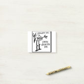 ミルクウォーカーが……...ミーム ポストイット (デスク上)