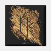 ミルクウッド記号 マグネット (正面)