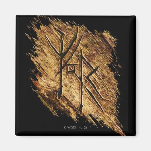 ミルクウッド記号 マグネット (正面)