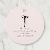 ミルクエレガントピンクありがとう フェイバータグ (正面)