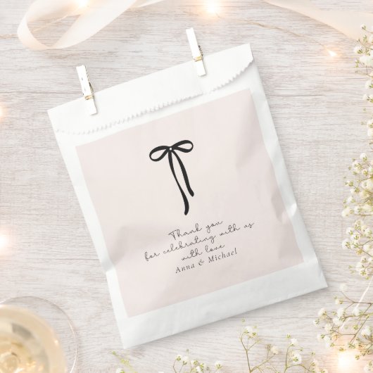 ミルクエレガントピンクありがとう フェイバーバッグ (クリップ留めされた状態)