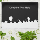 ミルクカウシルエット キッチンタオル (折り畳み)