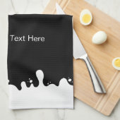 ミルクカウシルエット キッチンタオル (四つ折り)