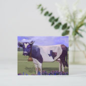 ミルクカウブルー ポストカード (スタンド正面)