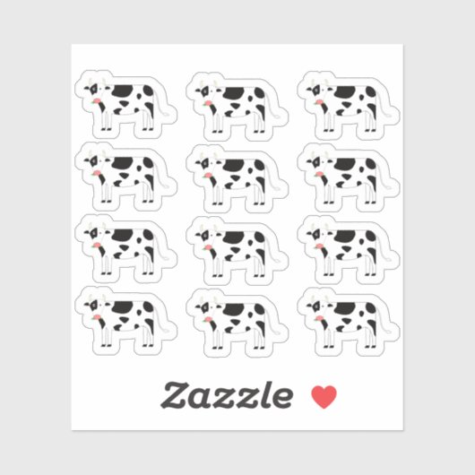 ミルクカウー農業ホームステッドショアーズファーミヤードプランナー シール (シート)