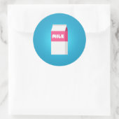 ミルクカートン ラウンドシール (バッグ)