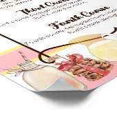 ミルククッキークリスマスディナーパーティーケータリングメニュー ポスター (角)