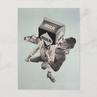 ミルクコラージュはがき ポストカード