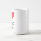 ミルクコーヒーが好き コーヒーマグカップ (中央)