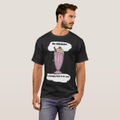 ミルクシェイクは男の子を魅了するステッカー Tシャツ (正面フル)
