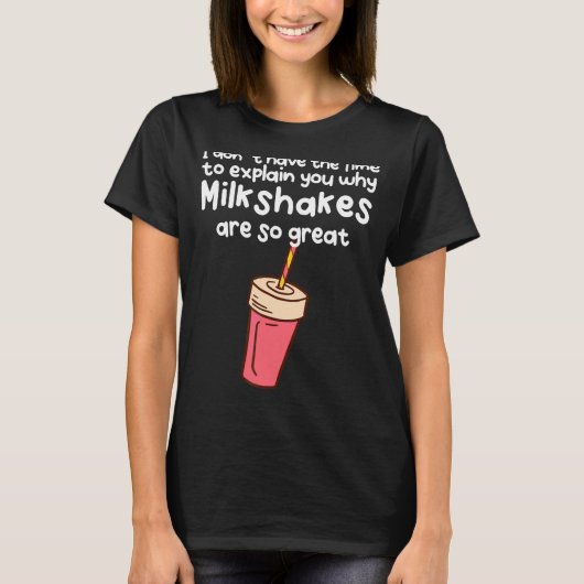 ミルクシェイクカッコいいは Tシャツ (正面)