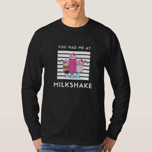 ミルクシェイクデザインミルクシェイク Tシャツ (正面)