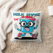 ミルクシェイク時間 クッション (ブランケット)