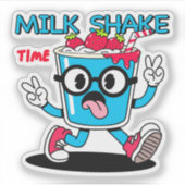 ミルクシェイク時間 シール (正面)