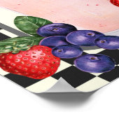 ミルクシェイク資金集めダイナーメニューフライヤーポスター ポスター (角)