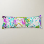 ミルクシチューの上の柔らかい色の形 ボディピロー (裏面)