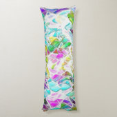 ミルクシチューの上の柔らかい色の形 ボディピロー (裏面 (縦))