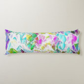 ミルクシチューの上の柔らかい色の形 ボディピロー (正面)