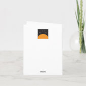 ミルクジャグウォーターカラーフラワーサンキューカード サンキューカード (裏面)