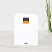 ミルクジャグウォーターカラーフラワーサンキューカード サンキューカード (裏面)