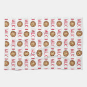 ミルクジャグチョコレートチップクッキースナック食品グルメ キッチンタオル (横)