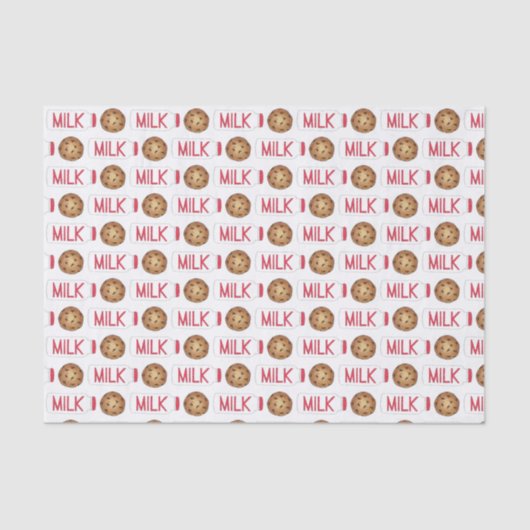 ミルクジャグチョコレートチップクッキースナック食品グルメ 薄葉紙 (正面)