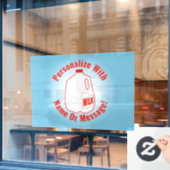 ミルクジュグ ウィンドウサイン (カフェ窓)