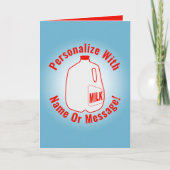 ミルクジュグ カード (正面)